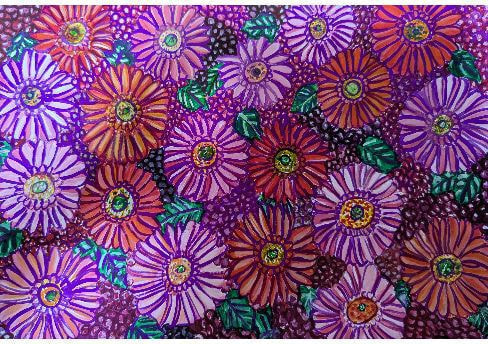 障がい者アートyuuriさん 絵画